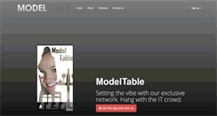 Desktop Screenshot of modeltable.com